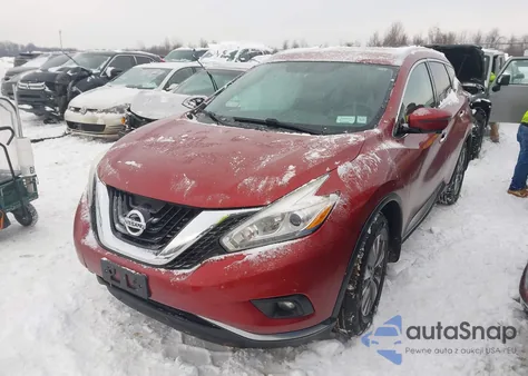 2017 Nissan Murano Sl z USA, uszkodzony, nr VIN 5N1AZ2MH9HN164802